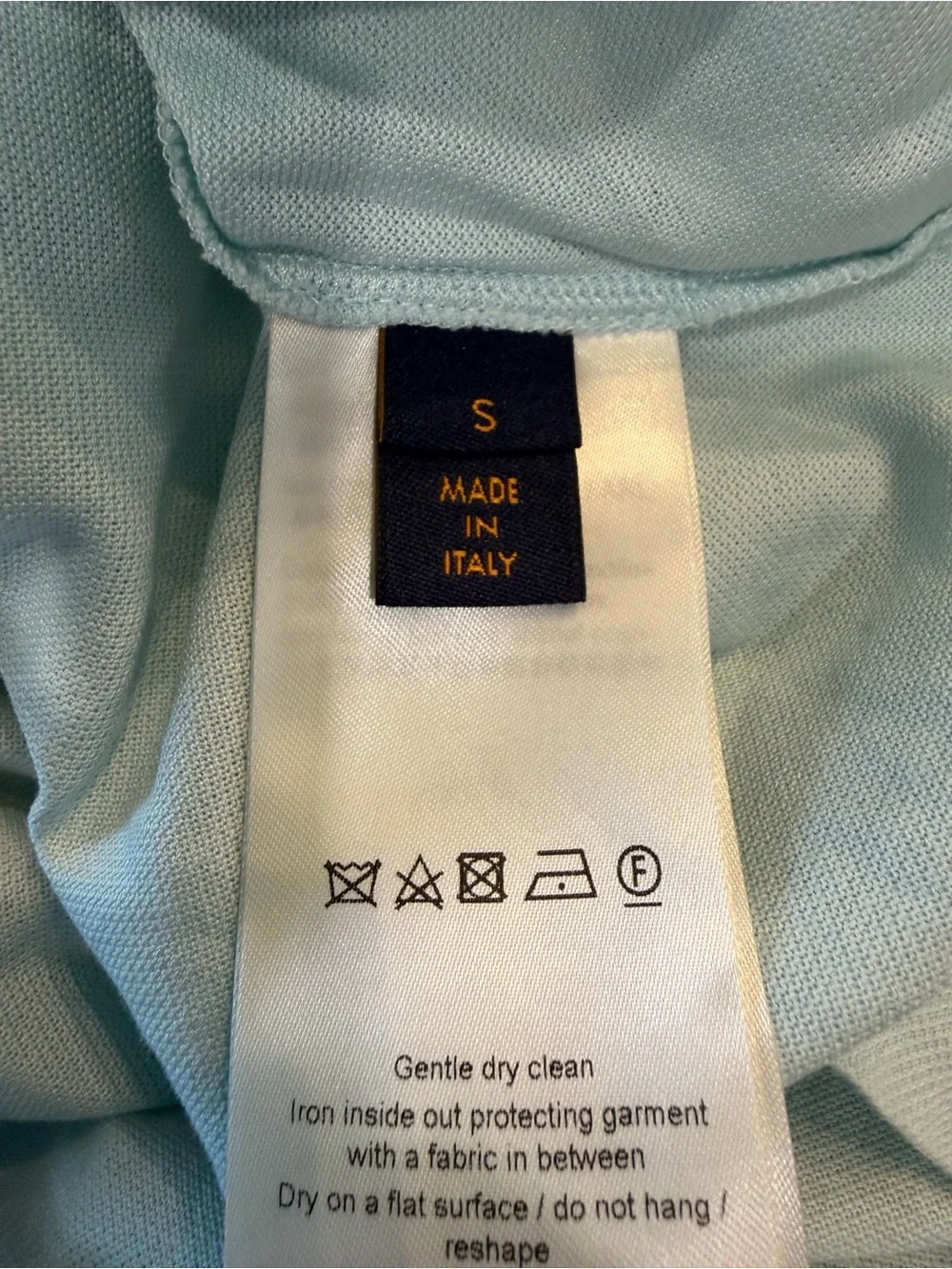 Louis Vuitton Light Blue Polo Top